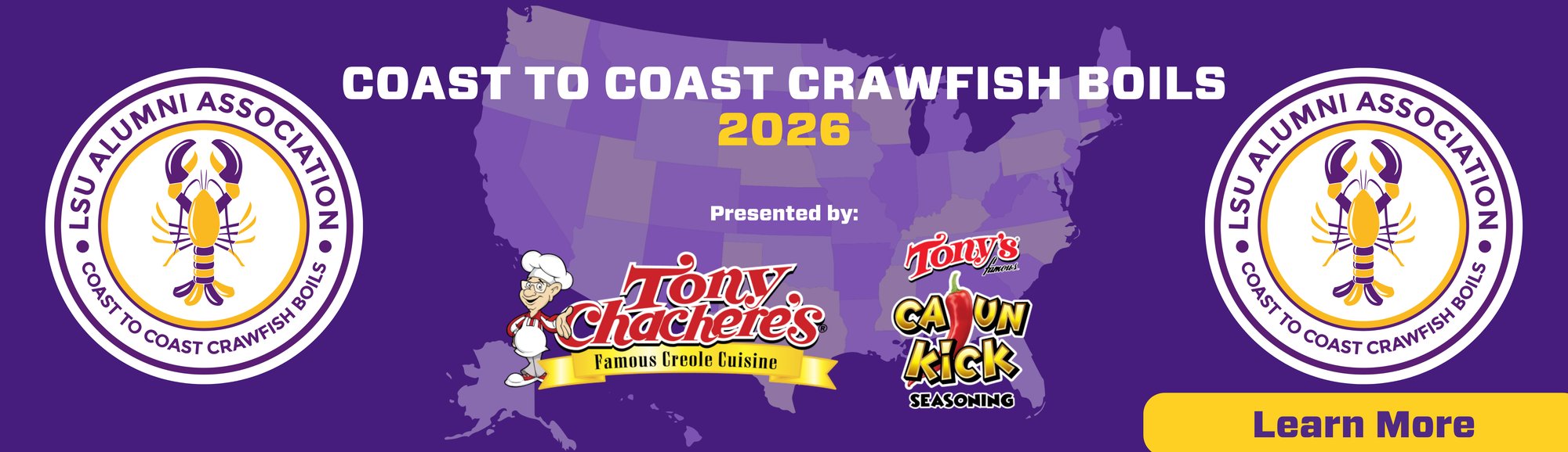 Coast to Coast Web header 2026 w sponsors landing page learn more