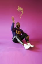 Danza Huey_LSU Sweatshirt_Party Card Mash Up
