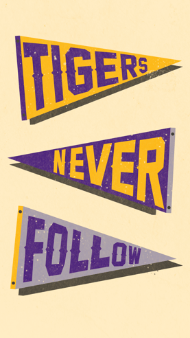 Download Show your LSU Tiger pride with this vibrant wallpaper Wallpaper
