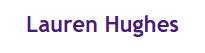 Lauren Hughes