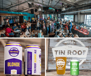 Tin Roof Austin Garden Brewing Co Collage